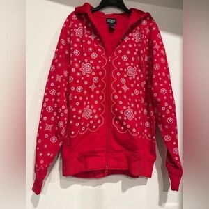 Stussy Paisley Print Hoodie Size XL